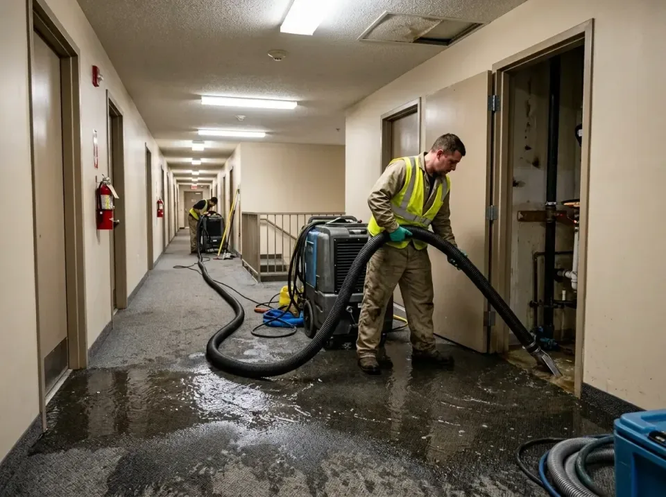 multi-unit-apartment-hallway-f-005 — frequently asked questions, Emergency Burst Pipe Water Extraction & Removal in White Se…